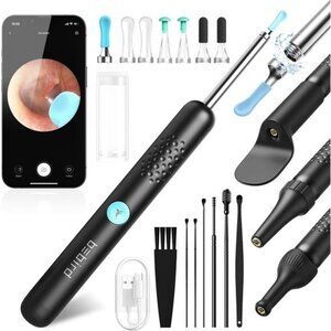 Ear Cleaner w 1080P Camera Smart Visual w 6 LED Lights & Multi Replacement Tips